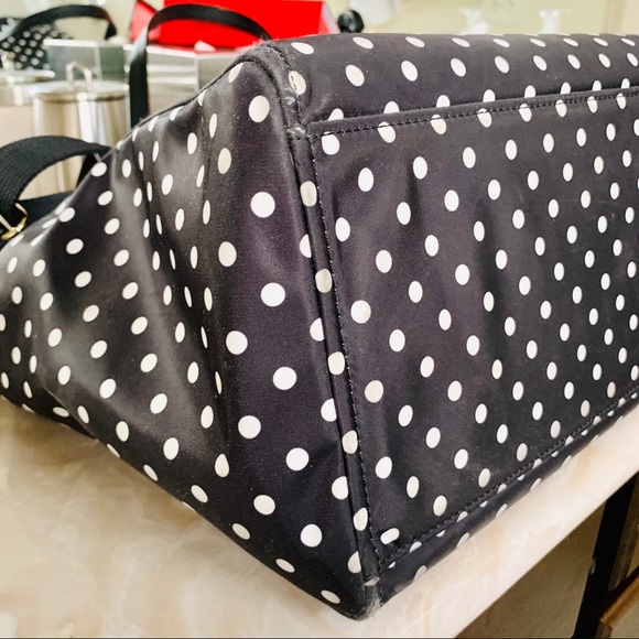Kate Spade Polka Dot Diaper Bag & Zip Wallet - Picture 3 of 4